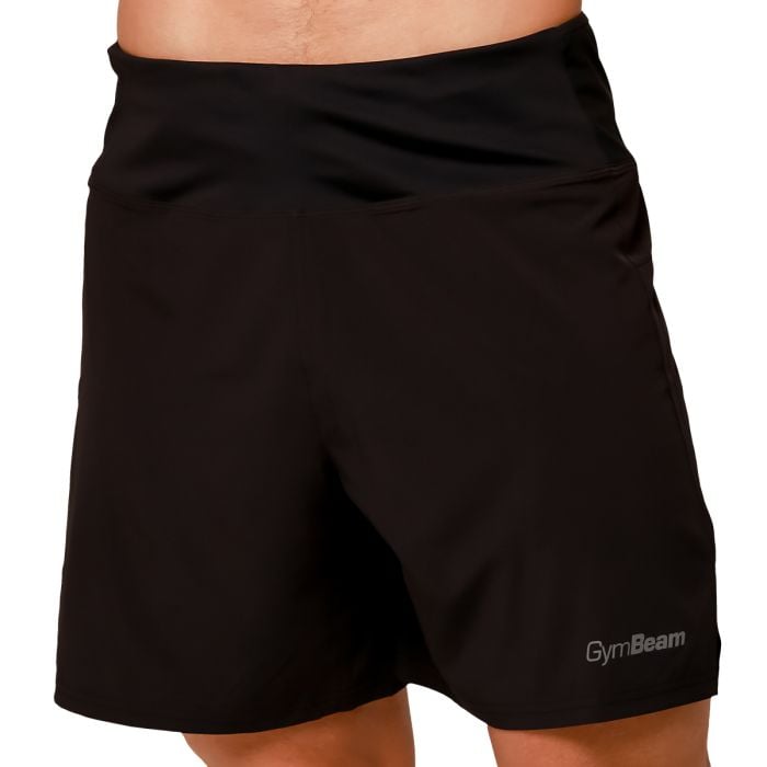 Pulse 2in1 Running Shorts Black - GymBeam M
