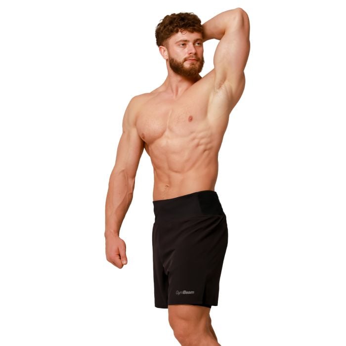 Pulse 2in1 Running Shorts Black - GymBeam M