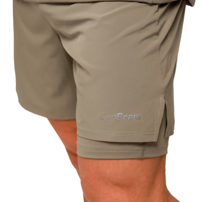 Pulse 2in1 Running Shorts Vetiver - GymBeam M