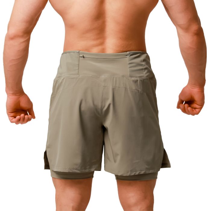 Pulse 2in1 Running Shorts Vetiver - GymBeam M