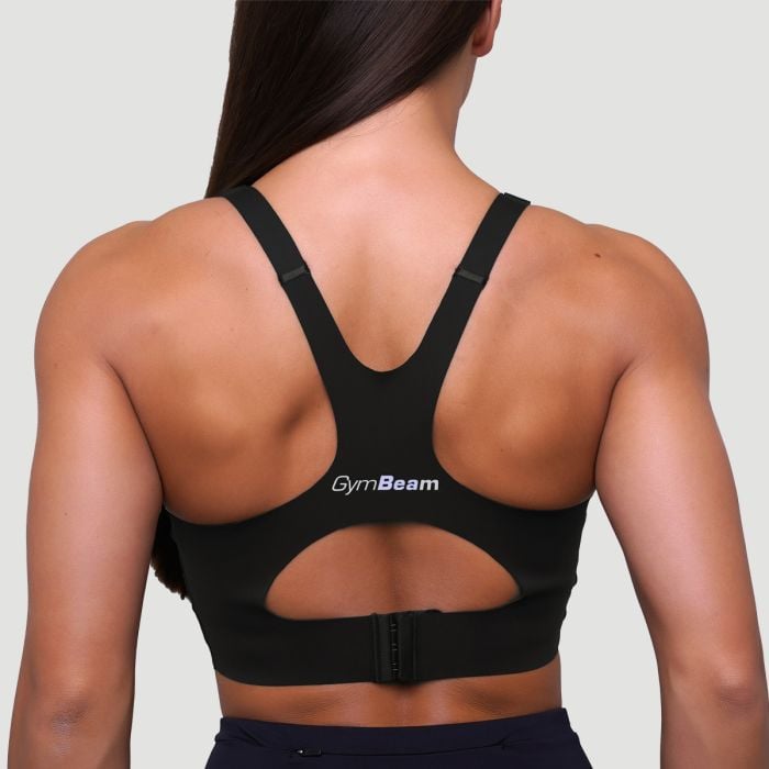 Pulse Running Sports Bra Black - GymBeam L