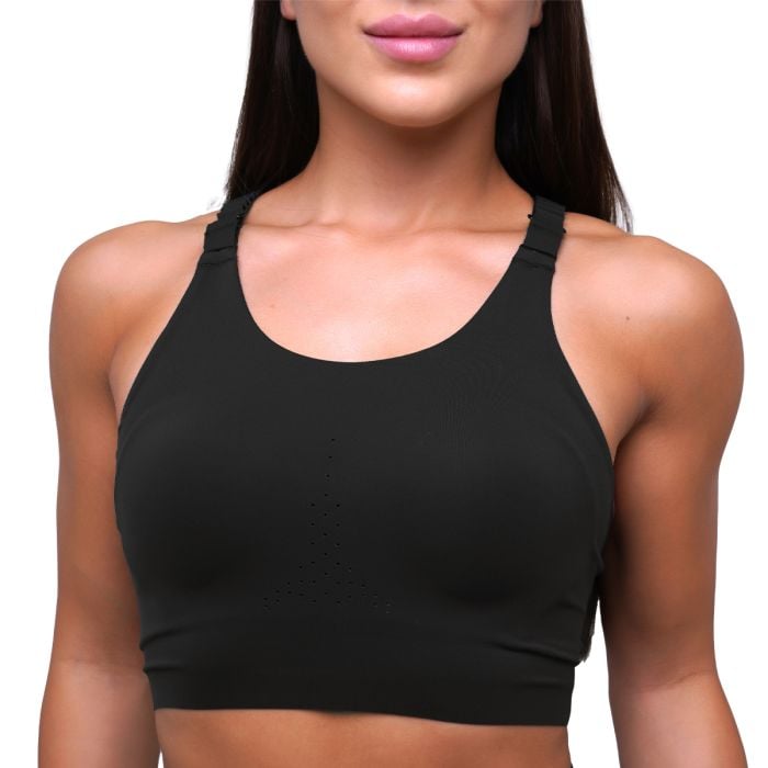 Pulse Running Sports Bra Black - GymBeam L