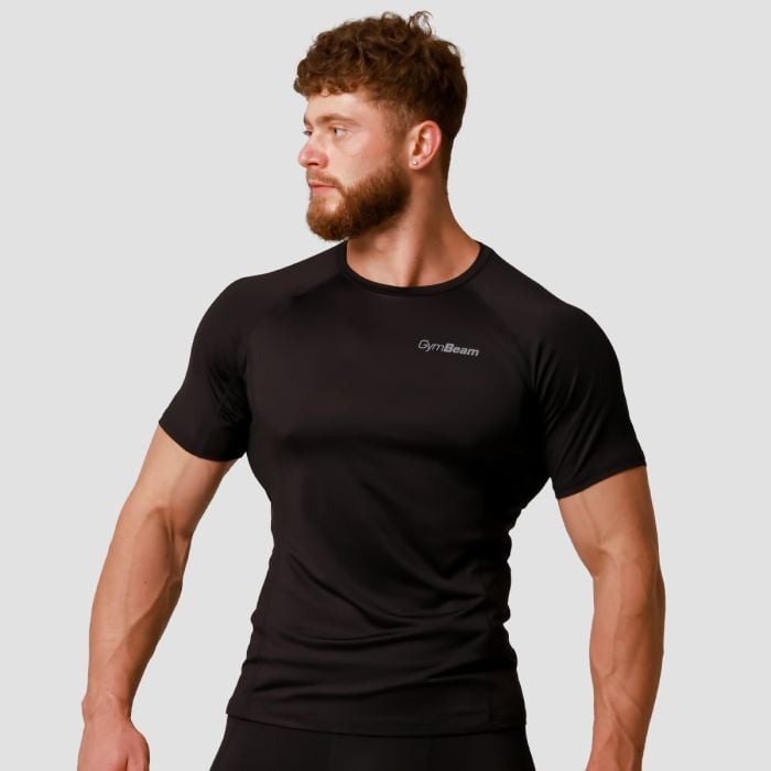 Pulse Running T-Shirt Black - GymBeam M