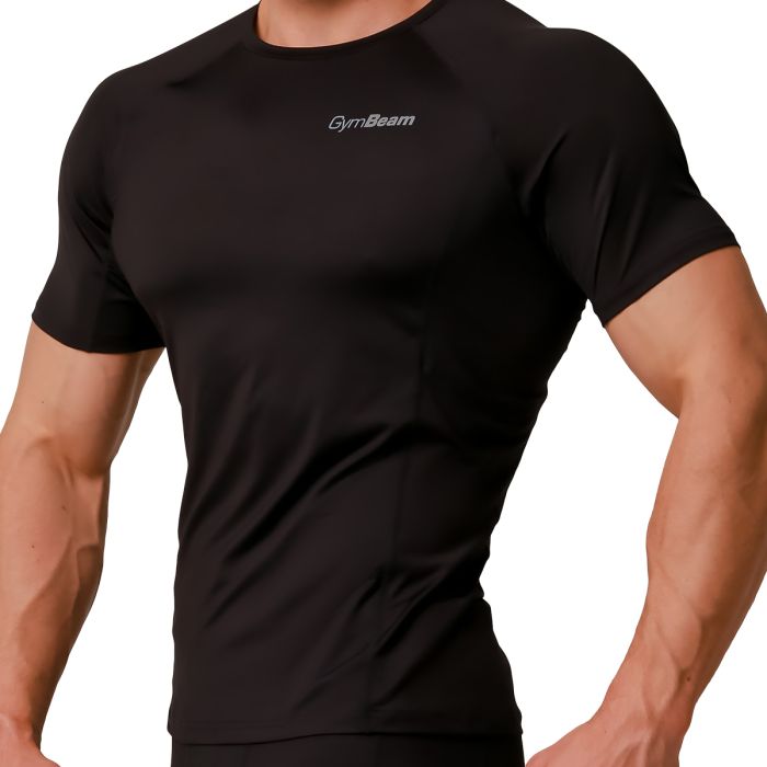 Pulse Running T-Shirt Black - GymBeam M