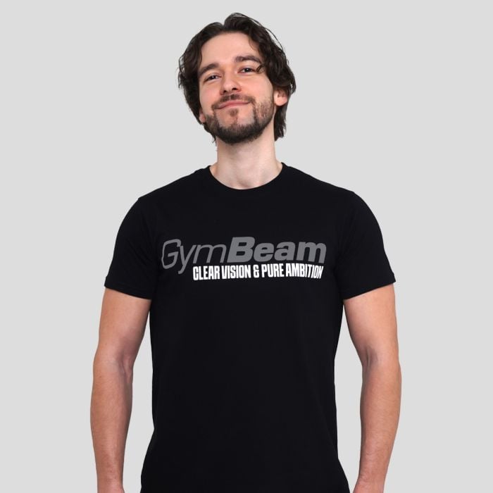 Pure Ambition T-Shirt Black - GymBeam XXL
