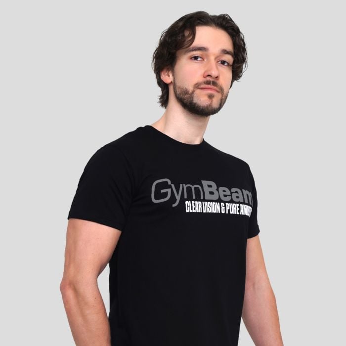 Pure Ambition T-Shirt Black - GymBeam XXL