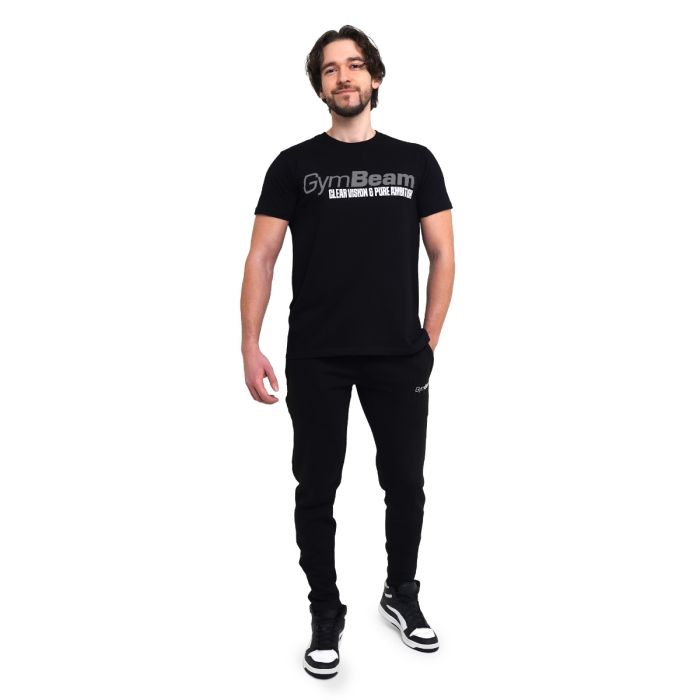 Pure Ambition T-Shirt Black - GymBeam XXL