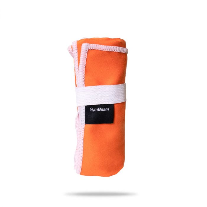 Quick-Drying Sports Towel Orange/White - GymBeam single_variant