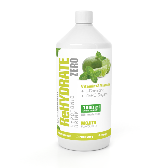 Ionic Drink ReHydrate ZERO - GymBeam mojito - 1000 ml