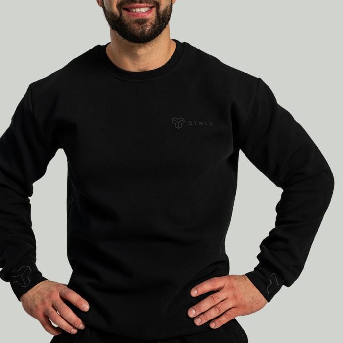 Relaxed Sweatshirt Black - STRIX M