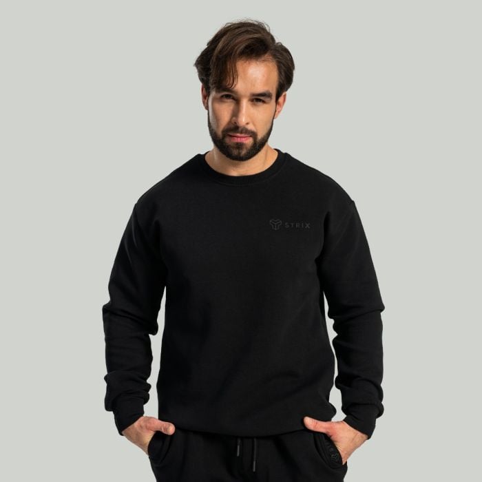 Relaxed Sweatshirt Black - STRIX M