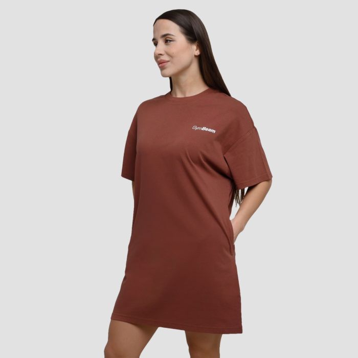Women‘s Agile T-Shirt Dress Root - GymBeam S