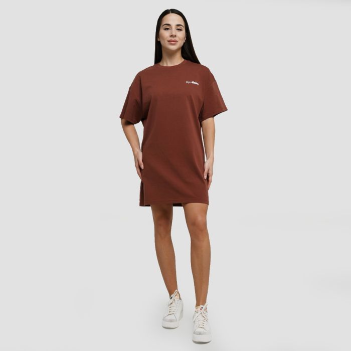 Women‘s Agile T-Shirt Dress Root - GymBeam S
