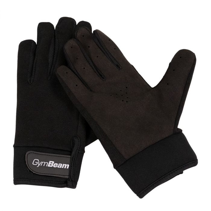 Fitness Gloves Full Finger Black - GymBeam