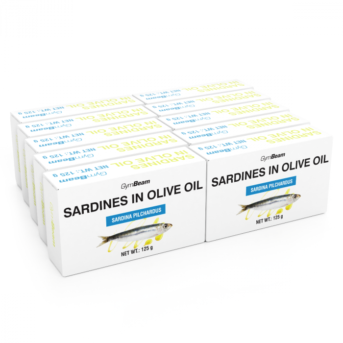 Sardines in Olive Oil - GymBeam 125 g