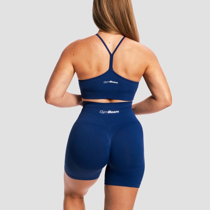 Sculpt Seamless Sports Bra Navy - GymBeam M