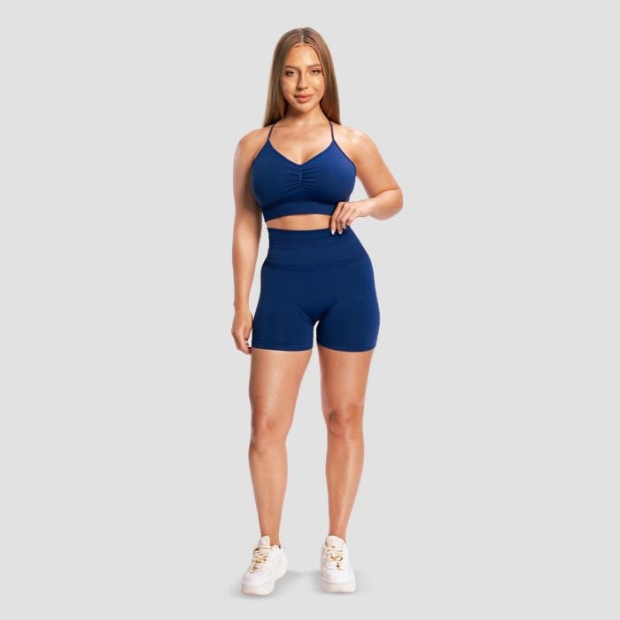 Sculpt Seamless Sports Bra Navy - GymBeam M