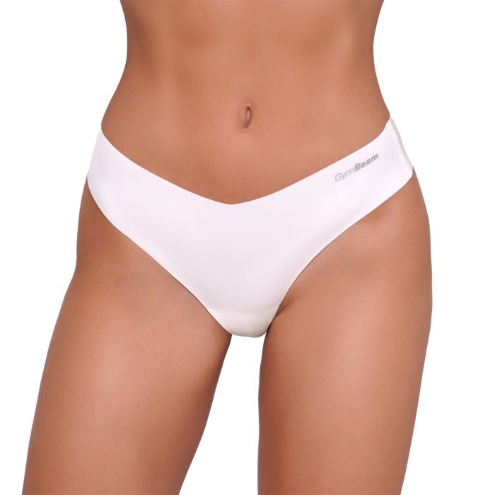 Seamless Panties 3Pack Chalk - GymBeam XS