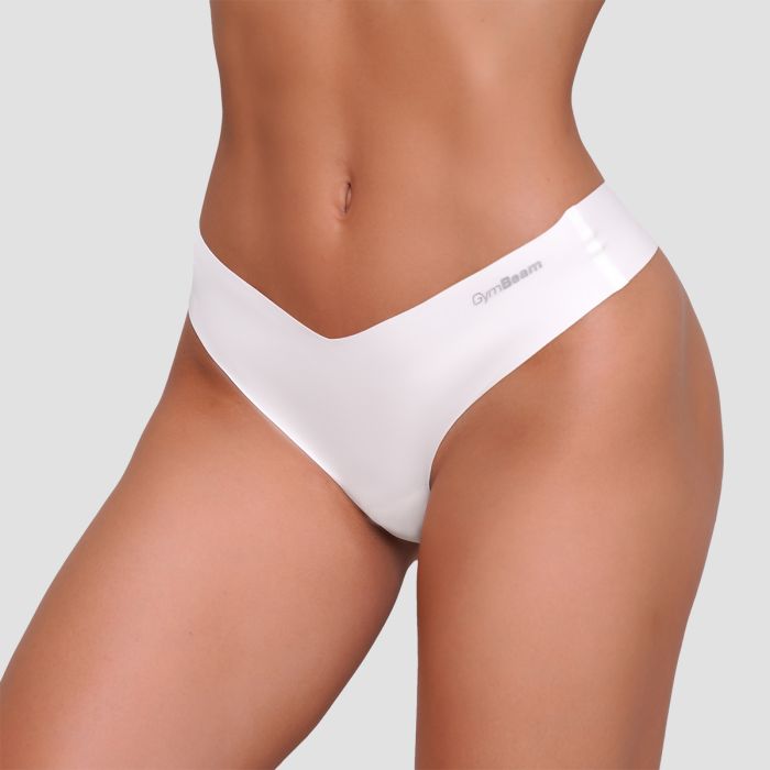 Seamless Panties 3Pack Chalk - GymBeam XS