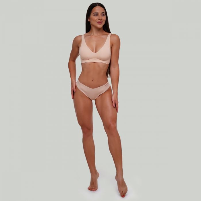 Seamless Bra Beige - GymBeam XS