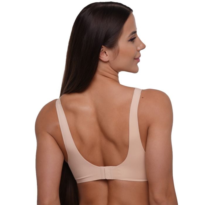 Seamless Bra Beige - GymBeam XS