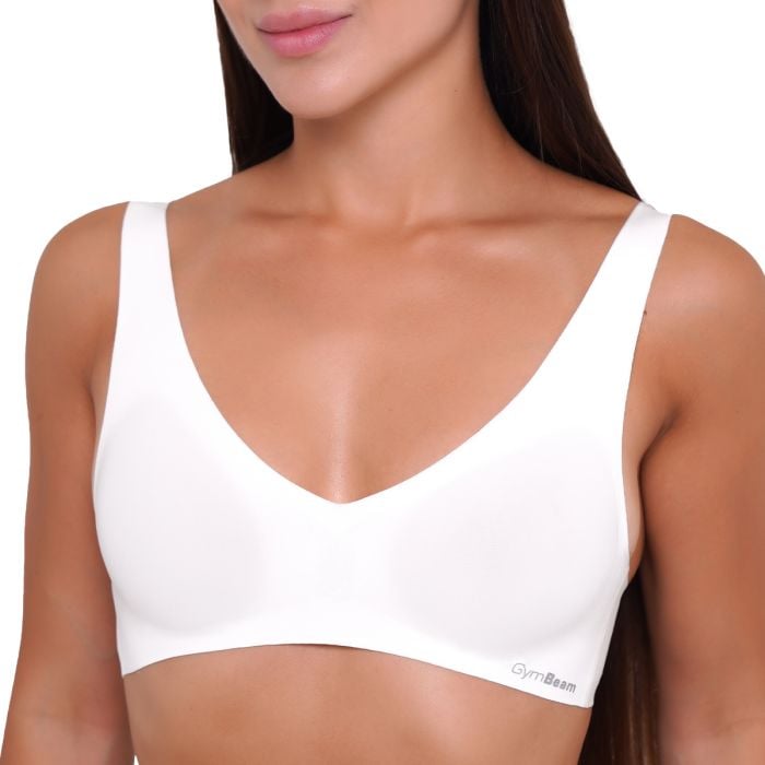 Seamless Bra Chalk - GymBeam M