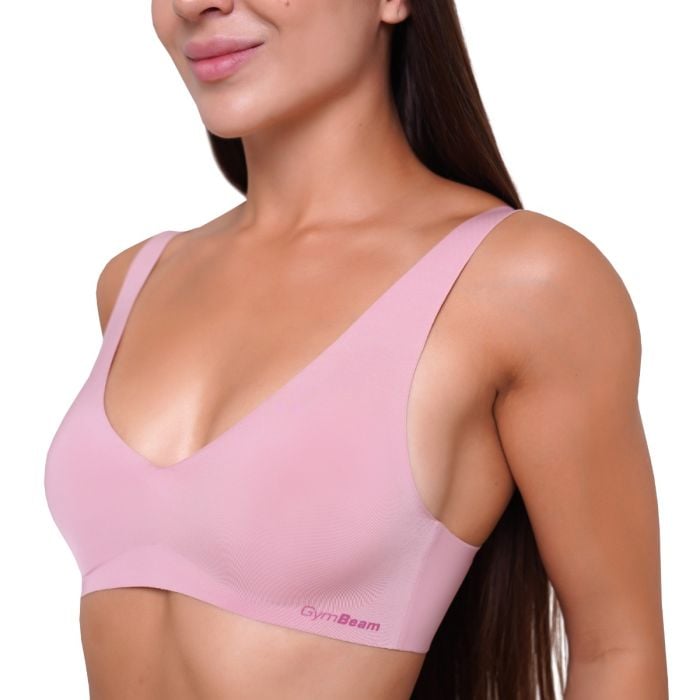 Seamless Bra Dusty Rose - GymBeam L