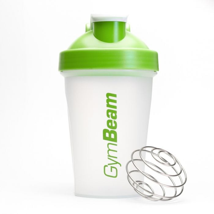 Shaker Blend Bottle transparent-green 400 ml - GymBeam