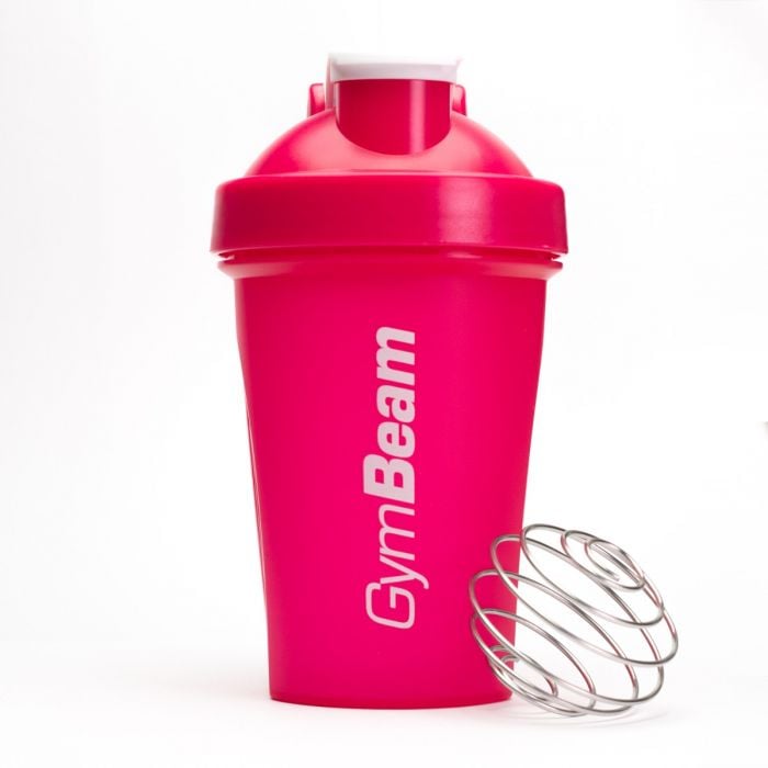 Shaker Blender Bottle Pink 400 ml - GymBeam