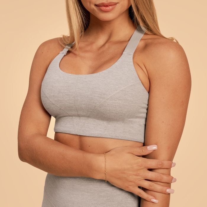 Sense Sports Bra Grey - BeastPink L