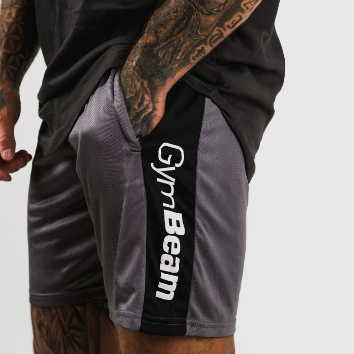 Men’s Vertical Shorts Grey - GymBeam L