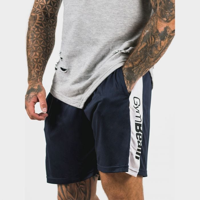 Men’s Vertical Shorts Navy - GymBeam XL