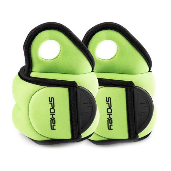Wrist and Ankle weights COM FORM IV 2 x 1kg Green - Spokey 