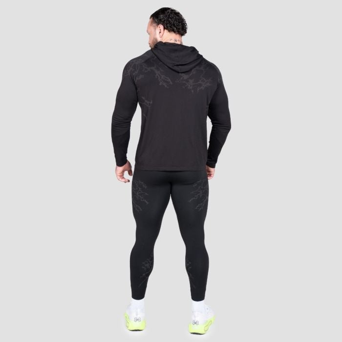 Static Long Sleeve T-shirt Black - GymBeam XXL