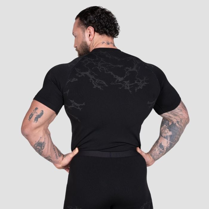 Static Seamless T-shirt Black - GymBeam M