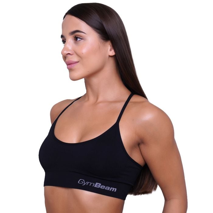 String Bralette Black - GymBeam XL
