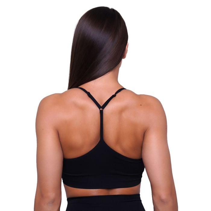 String Bralette Black - GymBeam XL