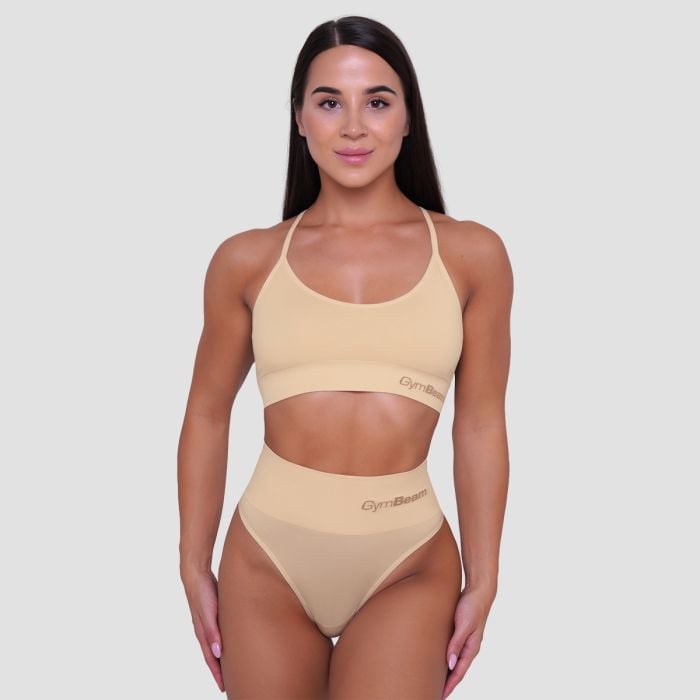 String Bralette Nude - GymBeam L