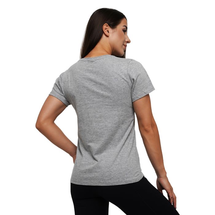 Women‘s Stronger Together T-Shirt Grey - GymBeam XS
