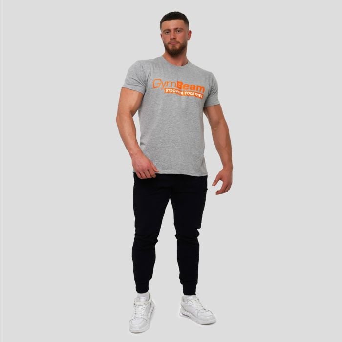 Stronger Together T-Shirt Grey - GymBeam M