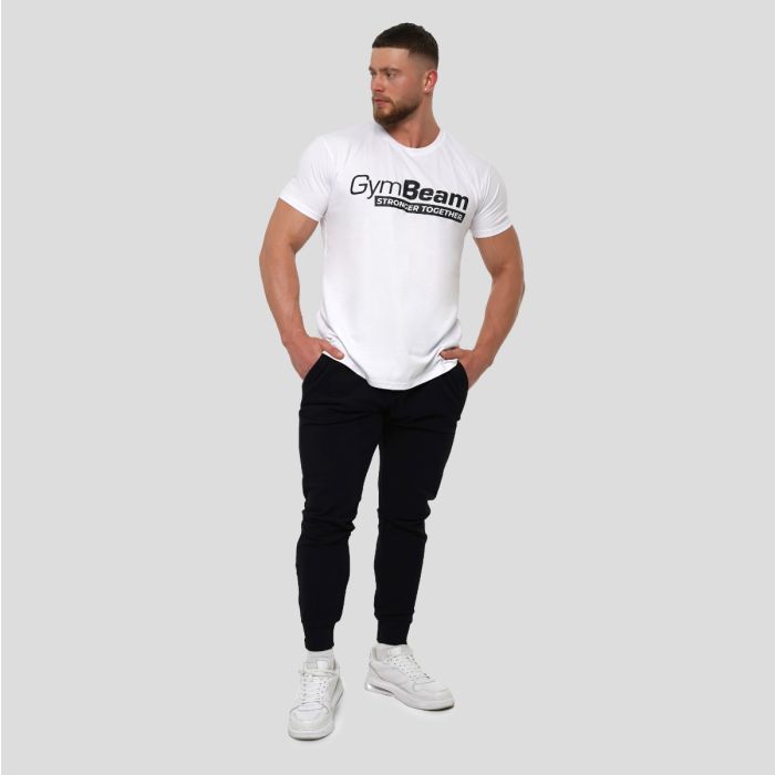 Stronger Together T-shirt White - GymBeam M