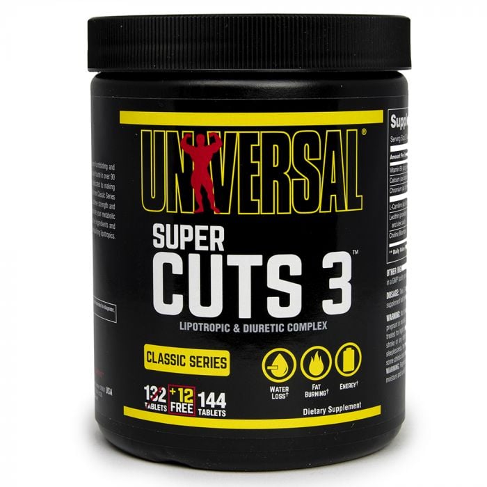 Super Cuts 3 Fat Burner - Universal Nutrition
