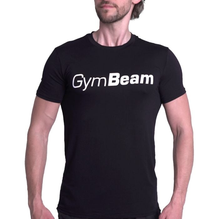 T-shirt Essence Black - GymBeam XXL