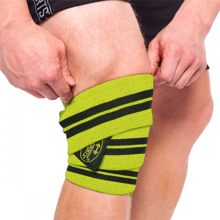 Knee wraps neon-black - C.P. Sports