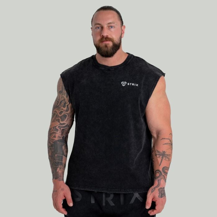 Washed Tank Top Black - STRIX L