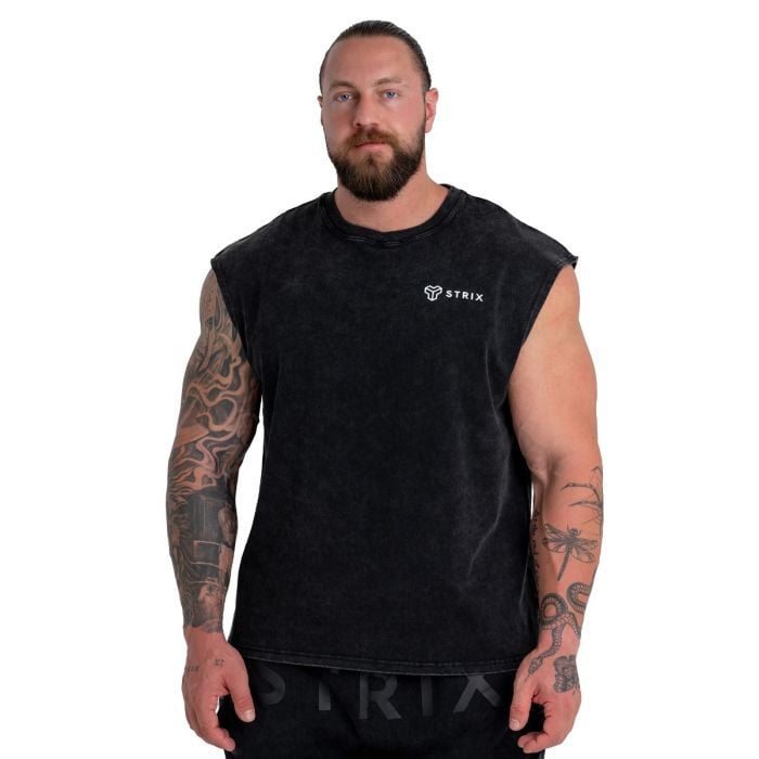 Washed Tank Top Black - STRIX L