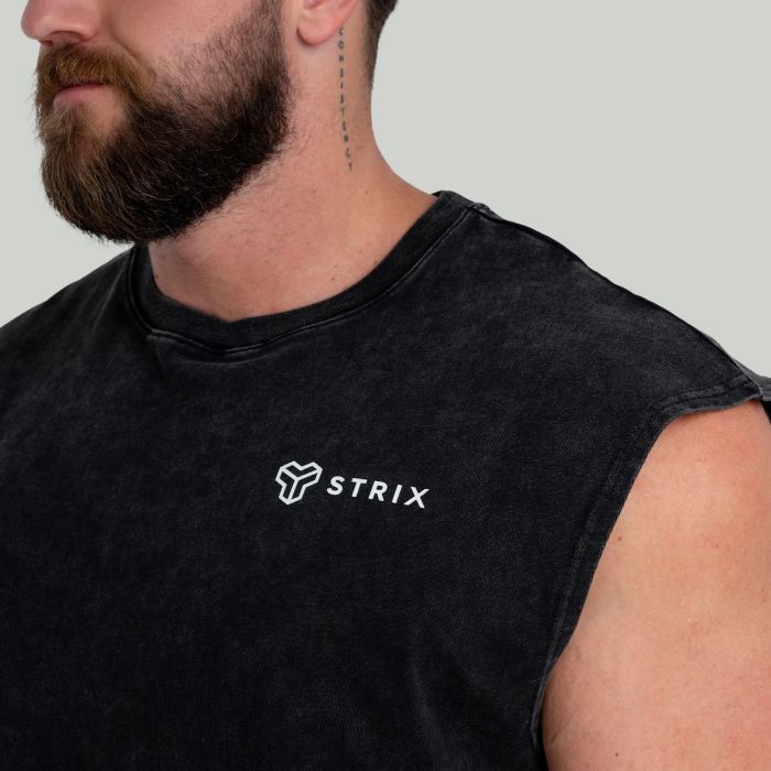 Washed Tank Top Black - STRIX L