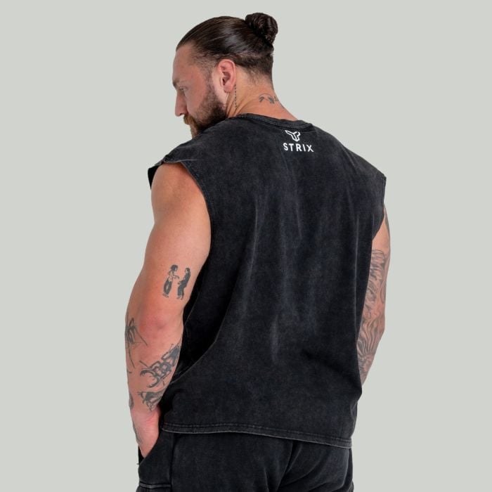 Washed Tank Top Black - STRIX L