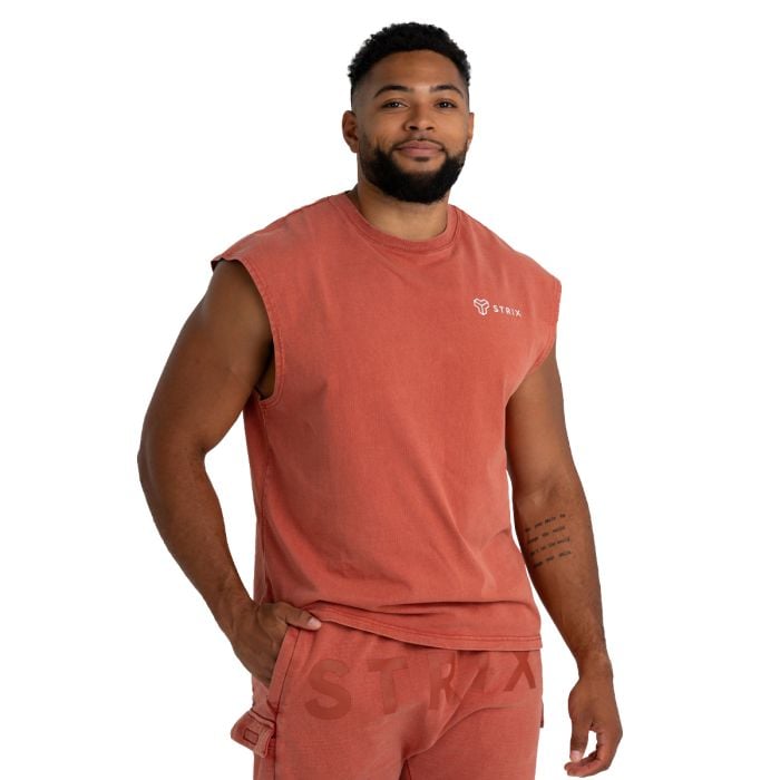 Washed Tank Top Terra - STRIX XL
