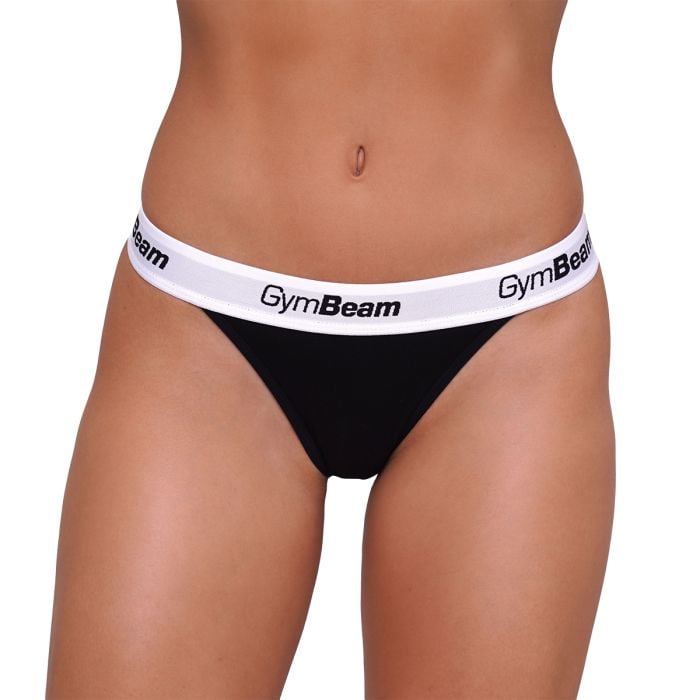Thongs 3Pack Black - GymBeam M